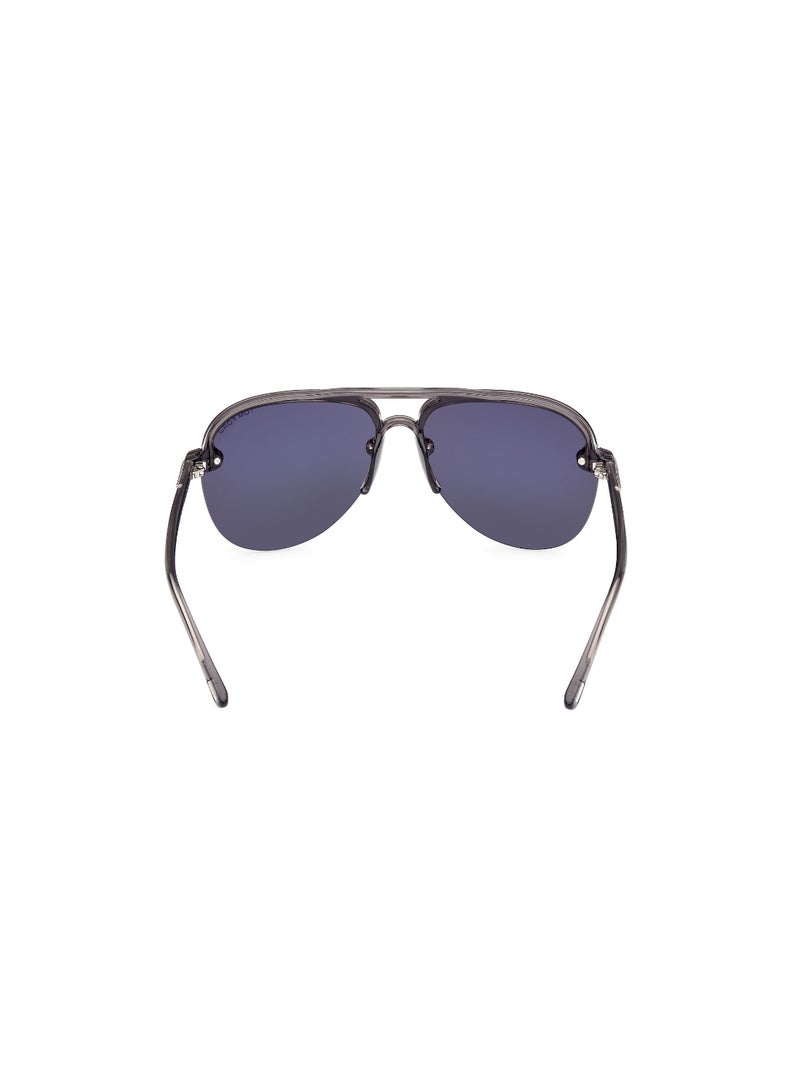 TOM FORD TOMFORD RIMLESS FT100420A62 MEN PILOT INJECTED SUNGLASSES - Image 4